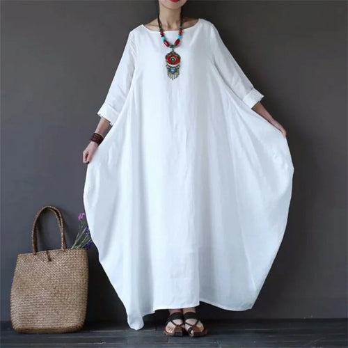 Helvano | Kariertes Baumwollkleid für Damen