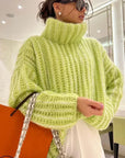Helvano | Damen Rollkragenpullover aus Strick