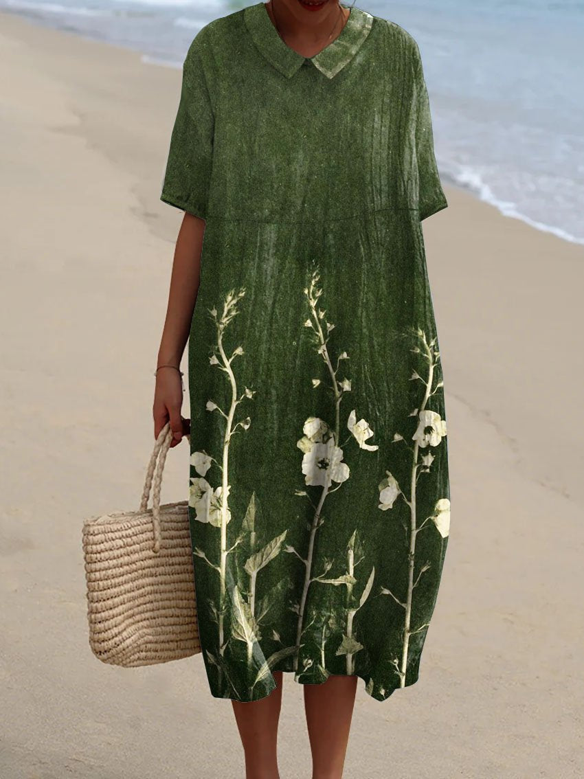 Helvano | Buntes Sommerkleid mit Blumenmuster