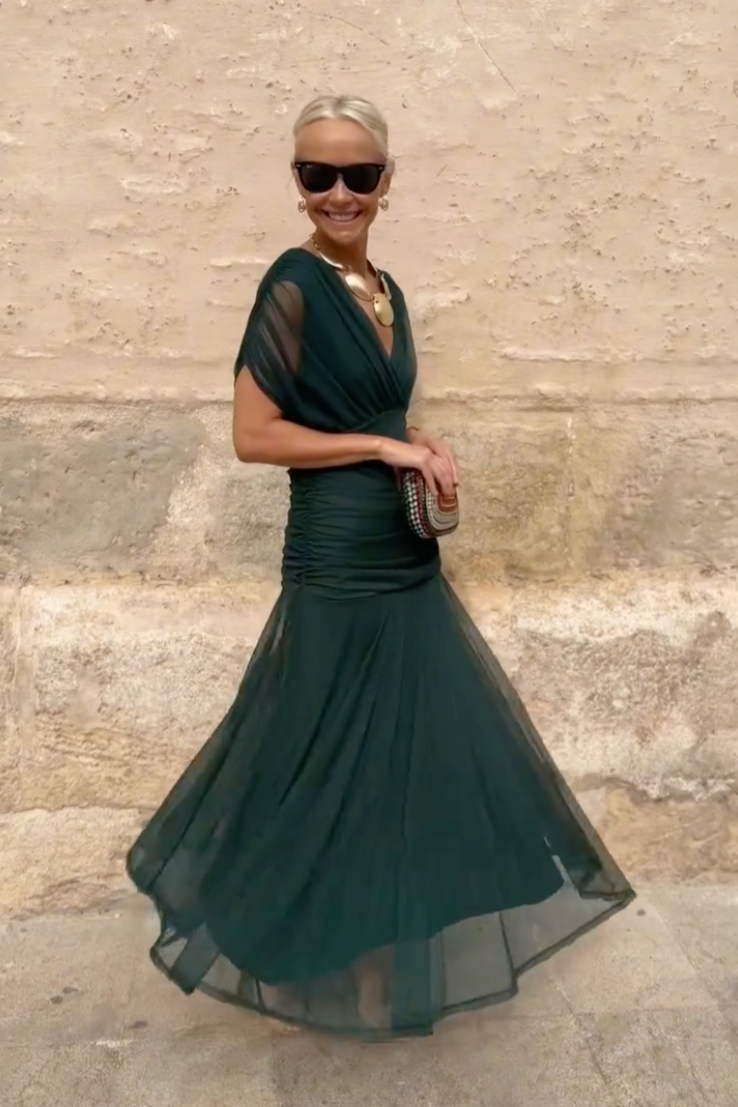Helvano | Fliessendes Maxikleid für Damen
