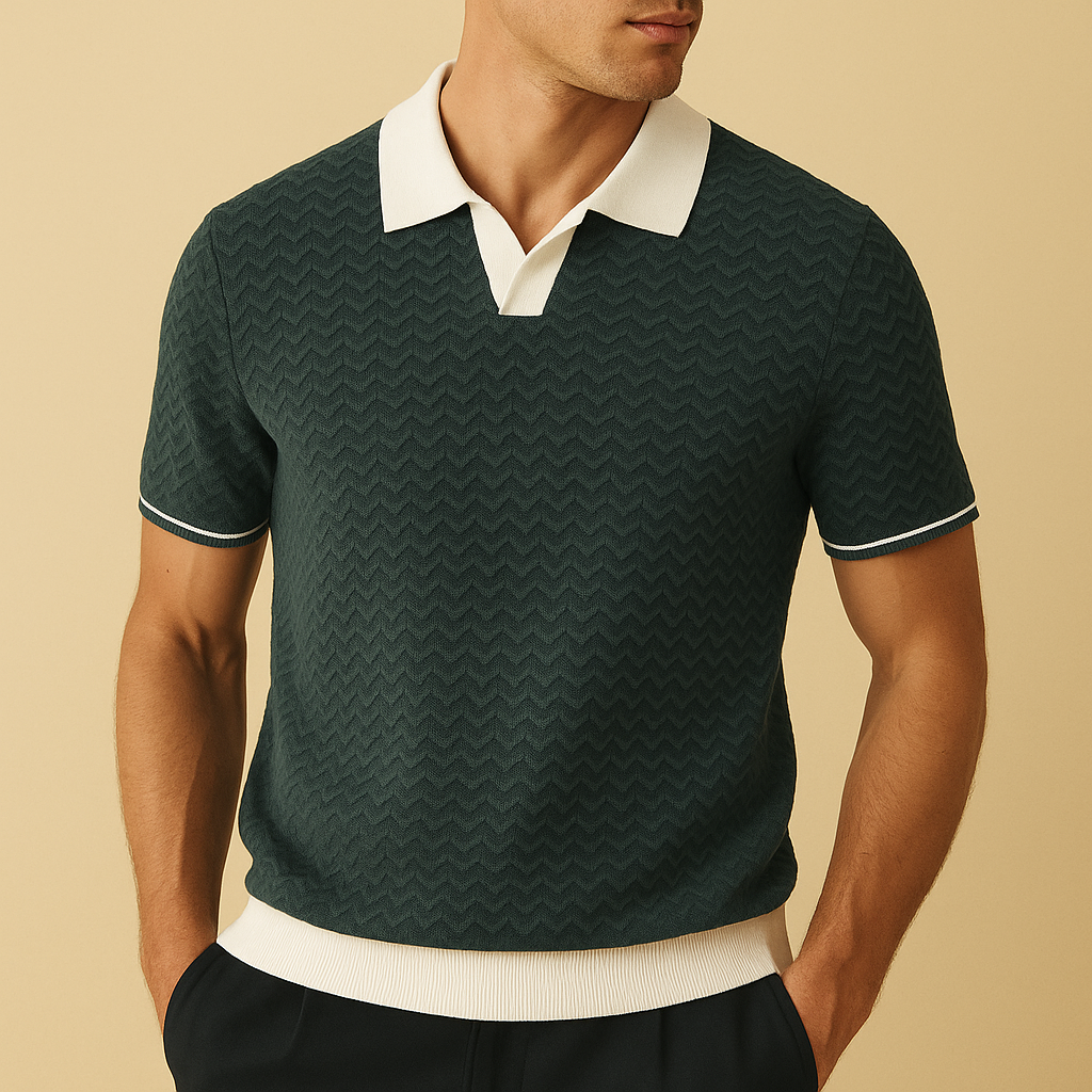 Helvano | Poloshirt aus Frottee für Herren