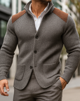 Helvano | Strukturierter Strickblazer für Herren