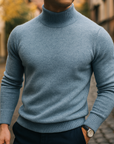 Helvano | Herren-Pullover mit Kragen aus Wollmischung