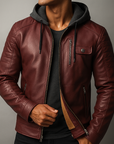 Helvano | Elegante Herren-Jacke mit Kapuze