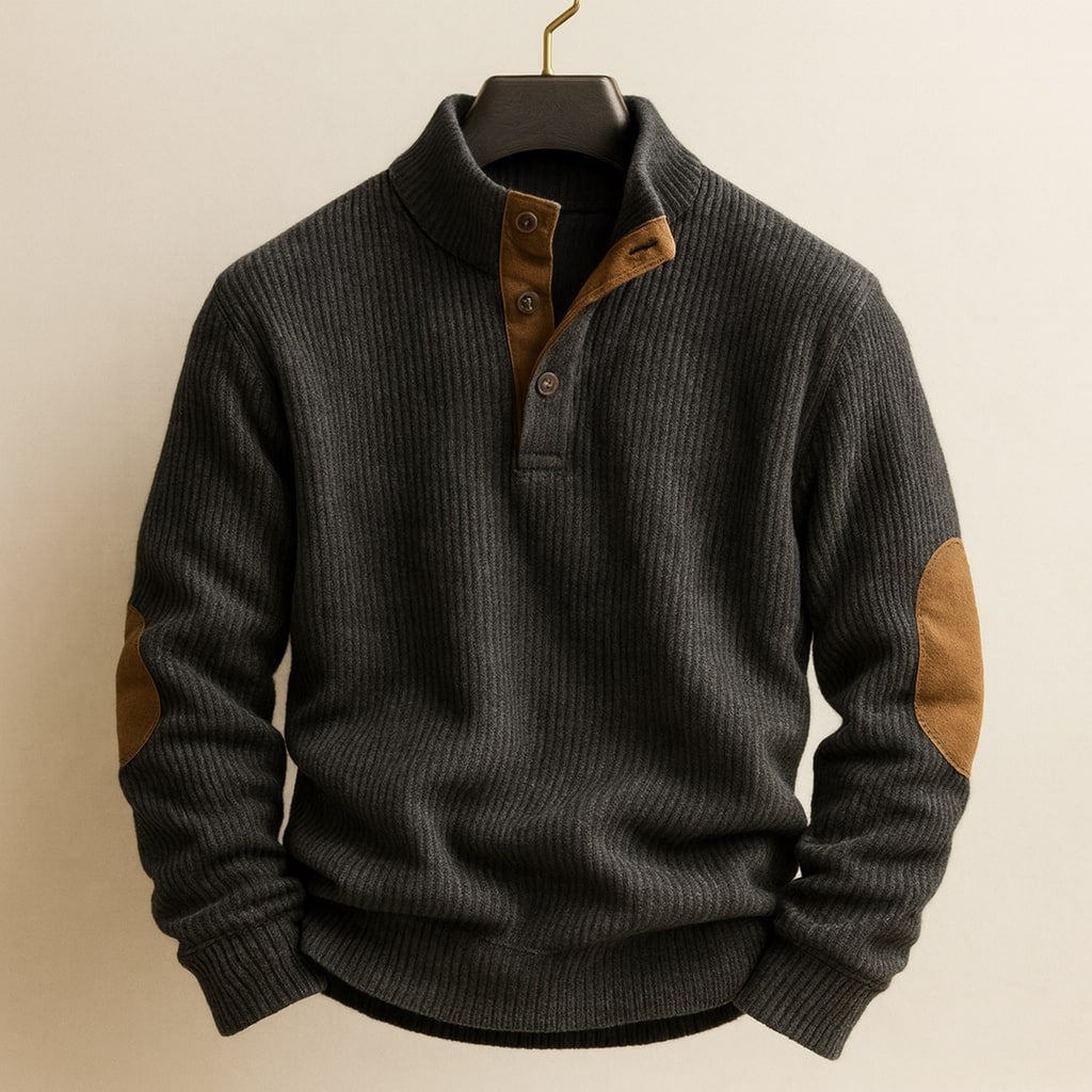 Helvano | Geripptes Strickpullover für Herren