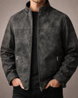 Helvano | Slim-Fit Bikerjacke für Herren