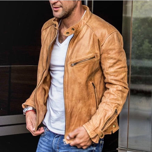 Helvano | Wetterfeste Herrenjacke aus Leder