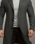 Helvano | Herrenjacke mit Revers und Knöpfen