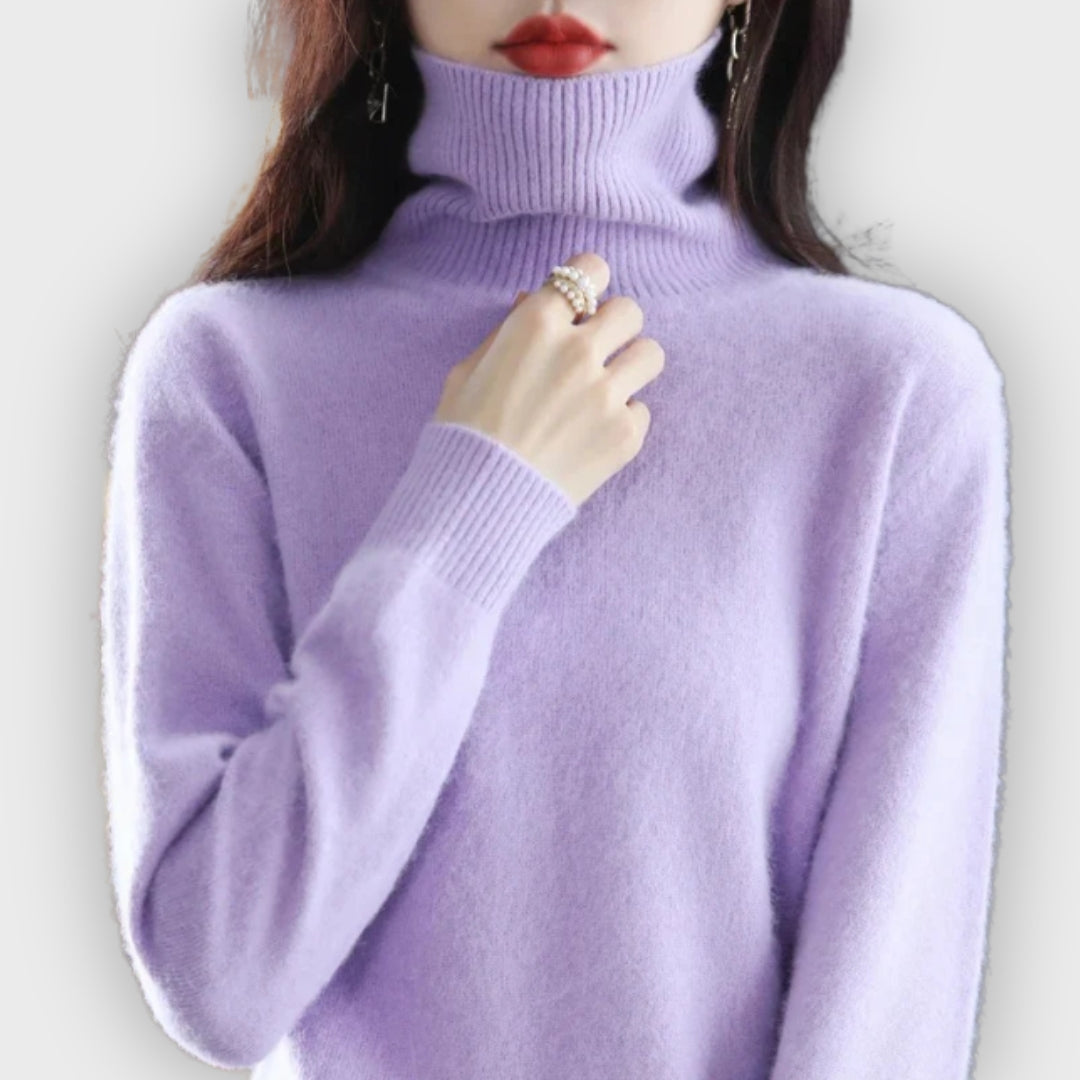 Helvano | Klassischer Rollkragenpullover für Damen