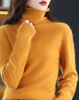 Helvano | Rollkragenpullover für Damen in Weiss