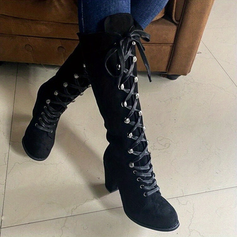 Helvano | Kniehohe Winterstiefel für Damen