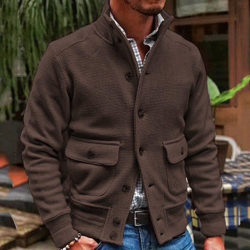 Helvano | Herrenjacke mit Stehkragen