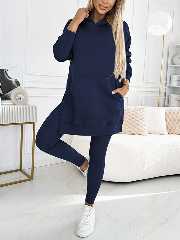 Helvano | Damen Hoodie &amp; Leggings Set 2-teilig