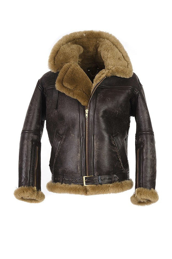 Helvano | Herren Bomberjacke mit weichem Innenfutter in Braun
