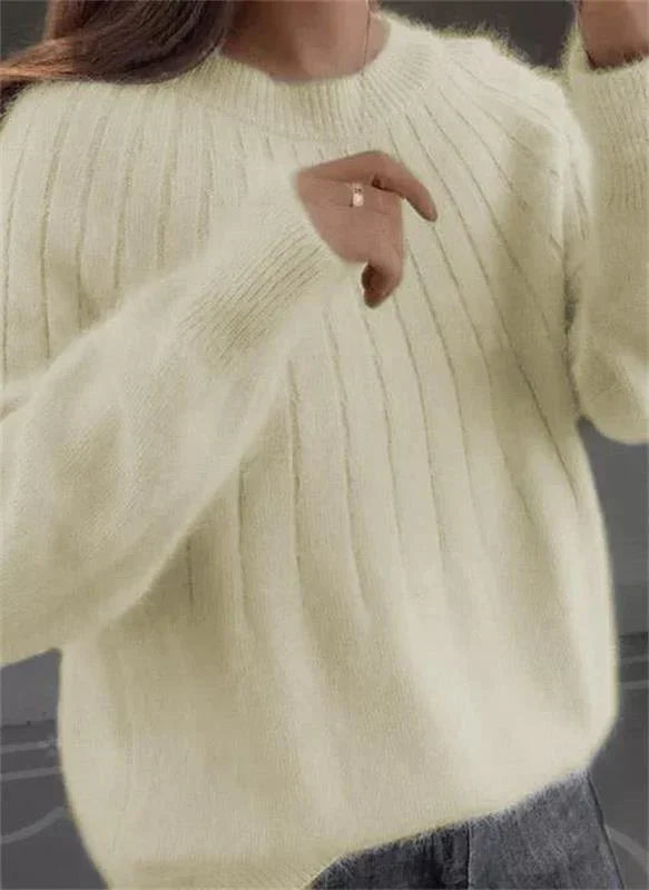 Helvano | Flauschiger Strickpullover für Damen