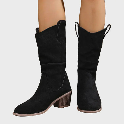 Helvano | Cowboystiefel mit mittelhohem Absatz für Damen