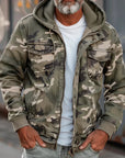 Helvano | Herren Kapuzenjacke im Military-Look