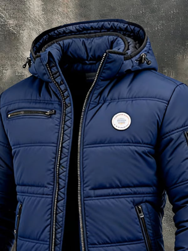 Helvano | Klassische Winterjacke mit Kapuze für Herren