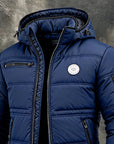 Helvano | Klassische Winterjacke mit Kapuze für Herren