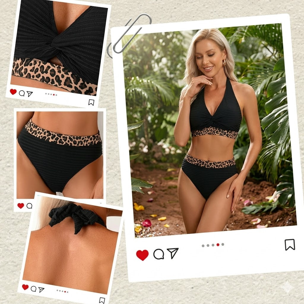 Helvano | Bikini mit Leoparden-Print für Damen