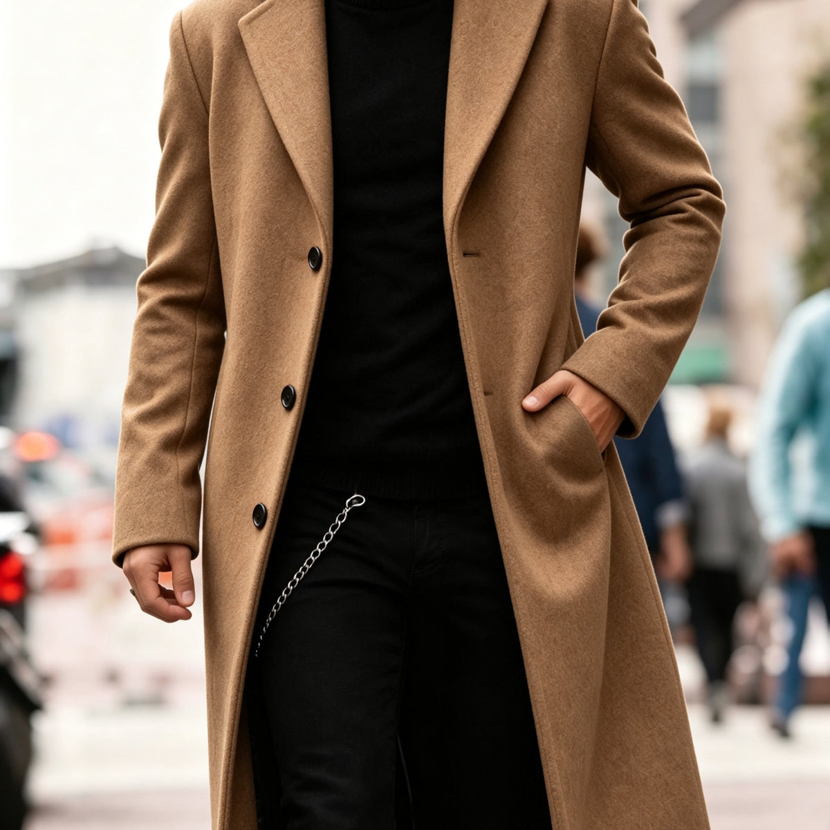Helvano | Langer Trenchcoat für Herren