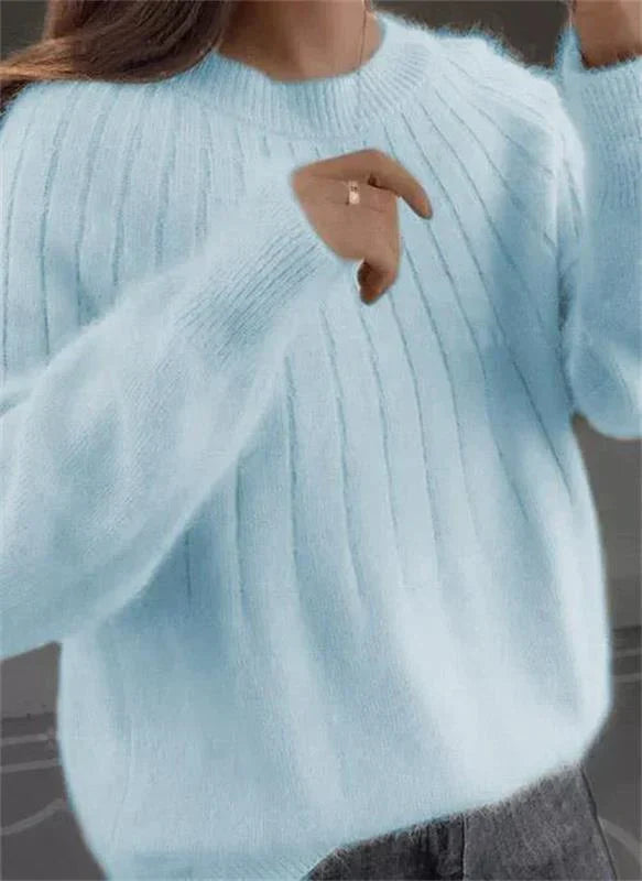 Helvano | Flauschiger Strickpullover für Damen