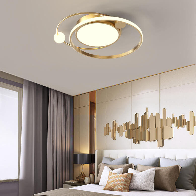 Helvano | Runde LED-Deckenleuchte flach aus Metall