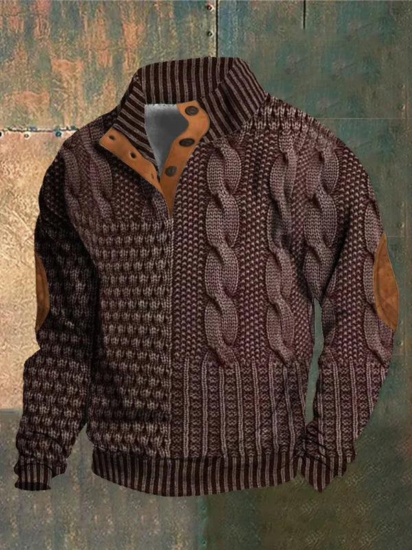 Helvano | Herren Strickpullover mit Muster