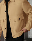 Helvano | Strukturierte Utility-Jacke für Herren