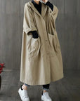 Helvano | Langer Trenchcoat für Damen