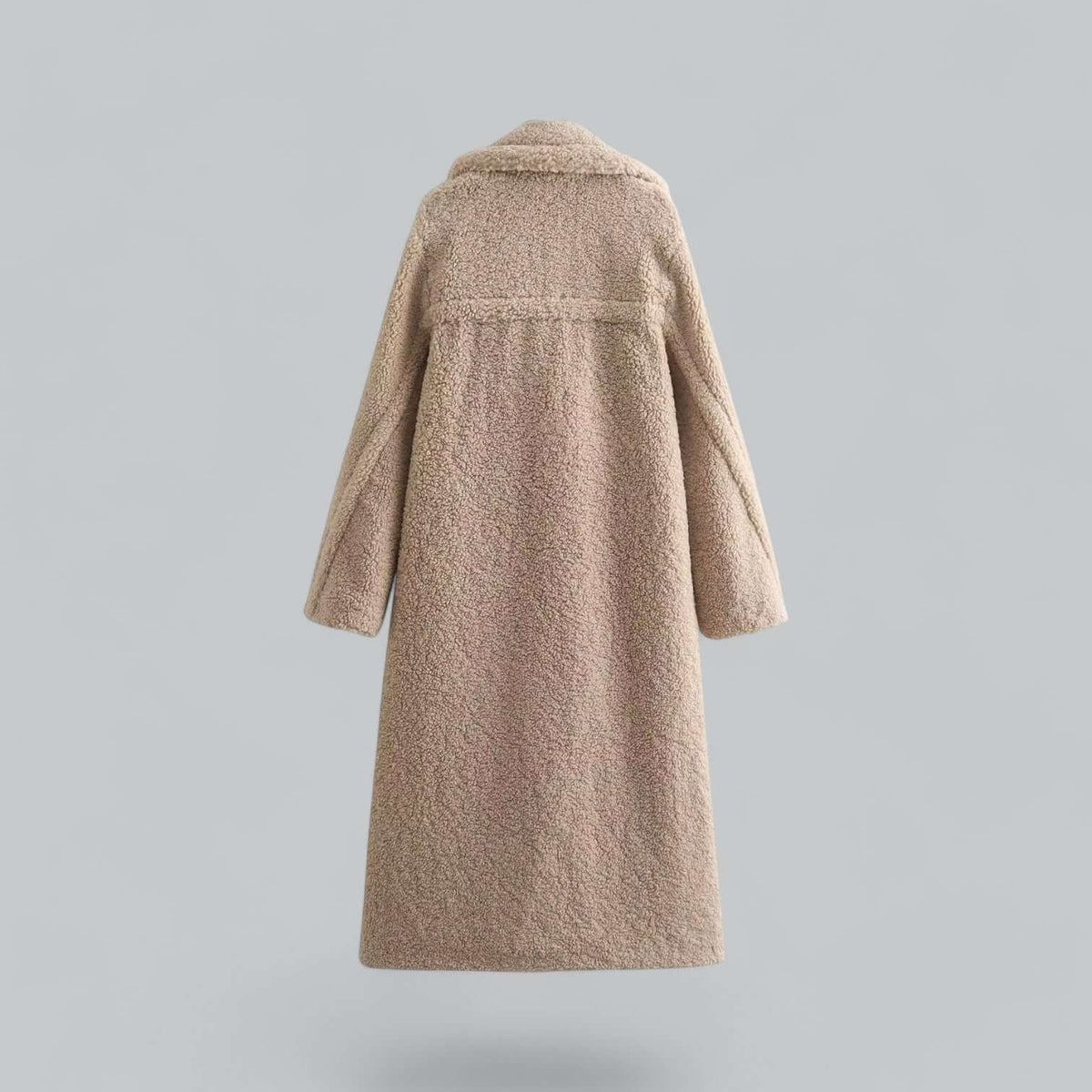 Helvano | Damen Teddy-Kunstfelljacke lang