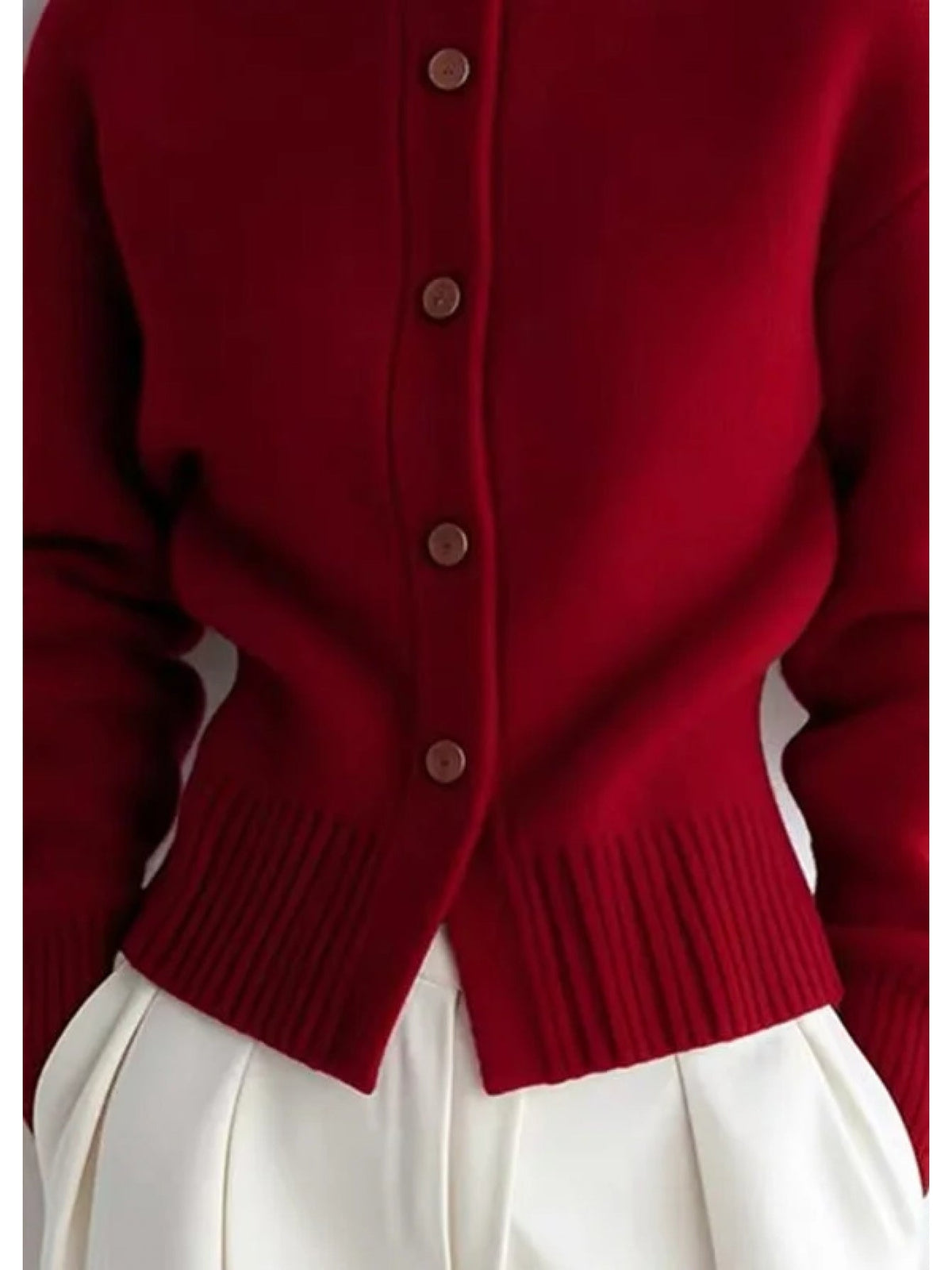 Helvano | Strickjacke mit Stehkragen für Damen