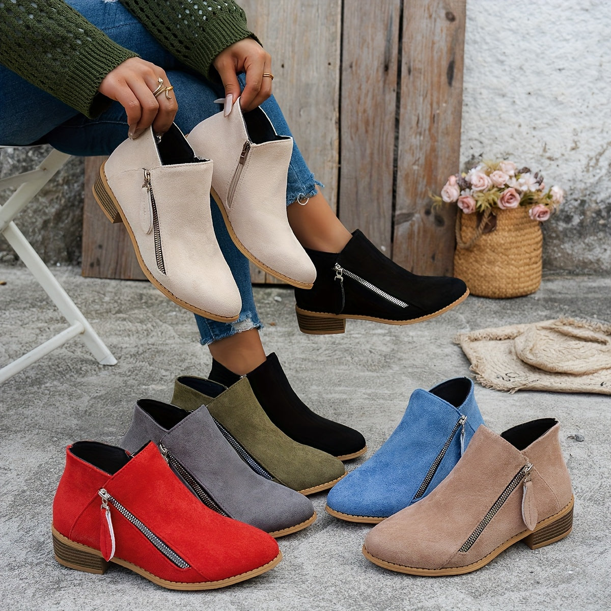 Helvano | Stiefeletten mit Seitenreissverschluss für Damen