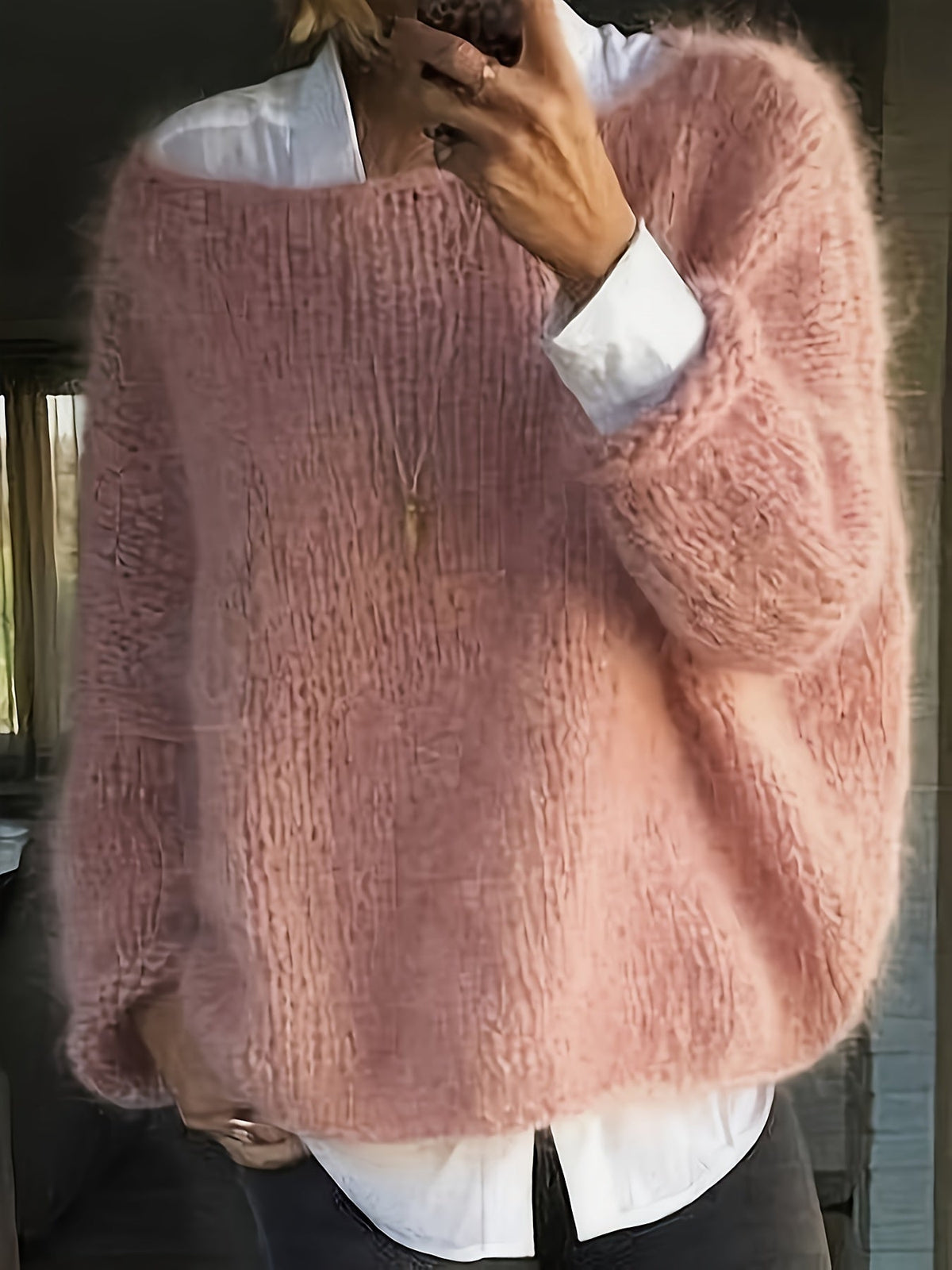 Helvano | Lockerer Strickpullover mit Rundhals für Damen