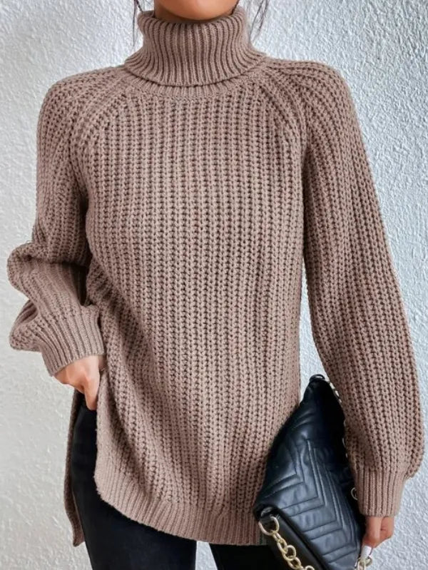 Helvano | Rollkragenpullover mit Raglanärmeln für Damen