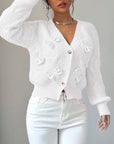 Helvano | Strickjacke mit Schleifendetail für Damen