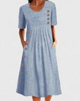 Helvano | Gestreiftes Midikleid für Damen