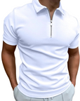 Helvano | Modernes Herren-Poloshirt mit kurzem Zip