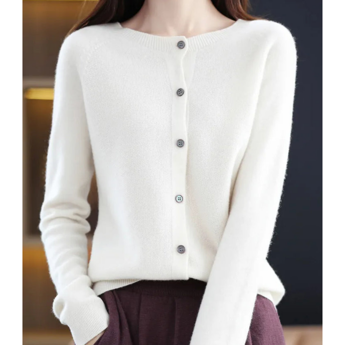 Helvano | Damen Pullover mit O-Ausschnitt