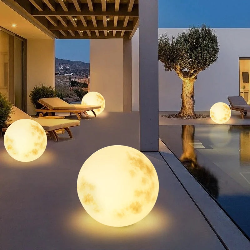 Helvano | Gartenlampe in Mondform