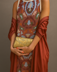 Helvano | Bedrucktes Kleid mit passendem Cardigan für Damen