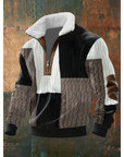 Helvano | Fleece-Pullover mit Stehkragen für Herren