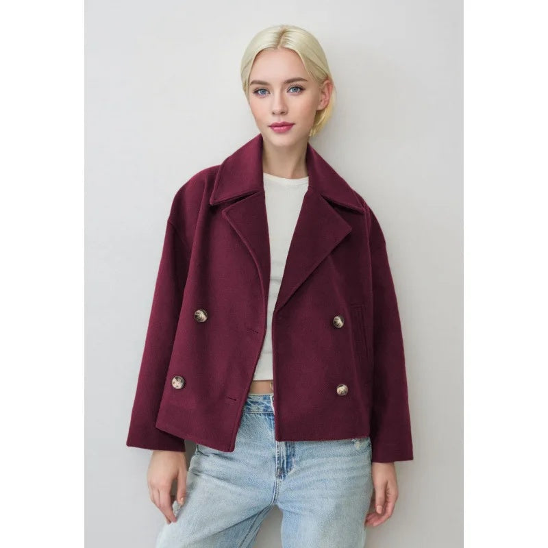 Helvano | Kurze Zweireiher-Jacke für Damen