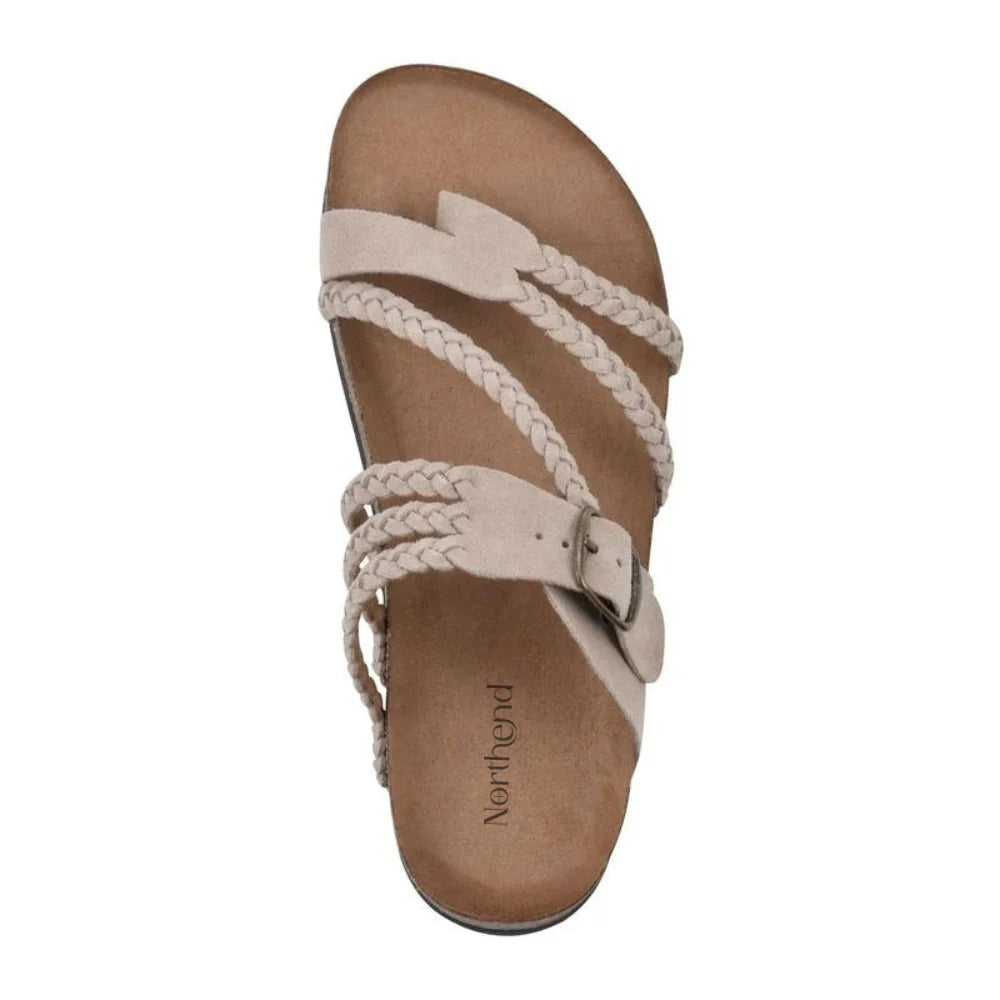 Helvano | Geflochtene Kork-Sandalen für Damen