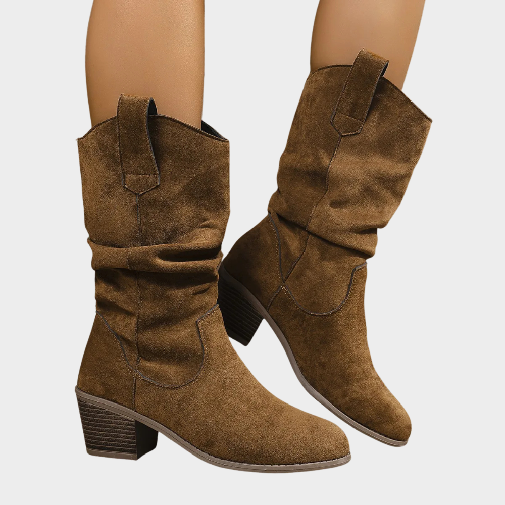 Helvano | Cowboystiefel mit mittelhohem Absatz für Damen