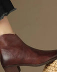 Helvano | Spitze Ankle Boots für Damen