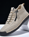 Helvano | Nubuk-Sneaker mit Reissverschluss für Herren