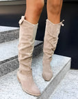 Helvano | Damenstiefel mit Blockabsatz in Schwarz