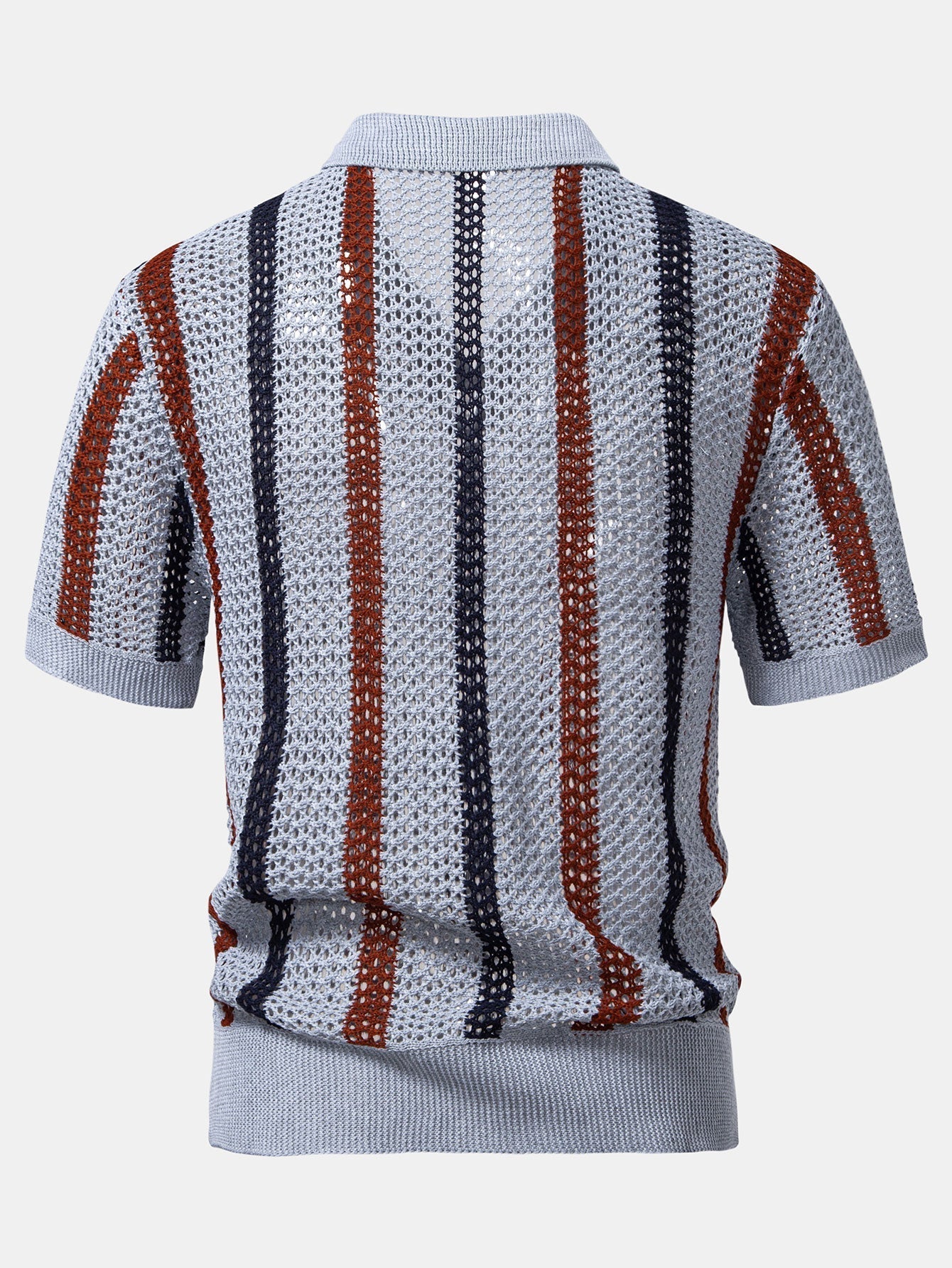 Helvano | Herren Set Häkel-Poloshirt &amp; Leinenhose