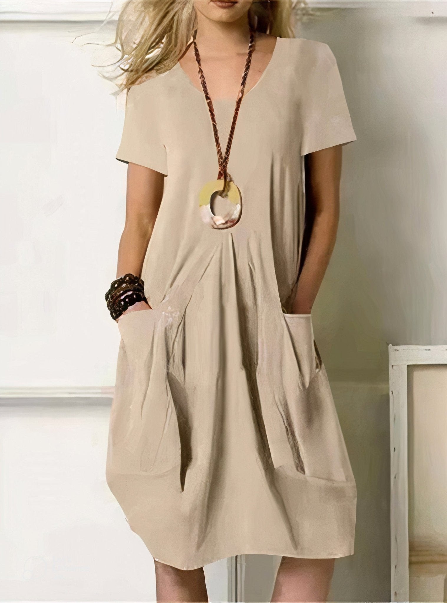 Helvano | Fliessendes Midikleid für Damen